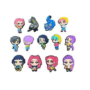 K-Pop Demon Hunter Shoe Charm Set